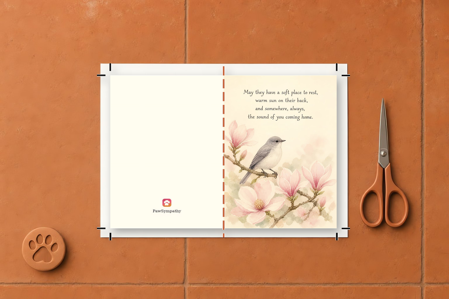 Outside spread (back · front)